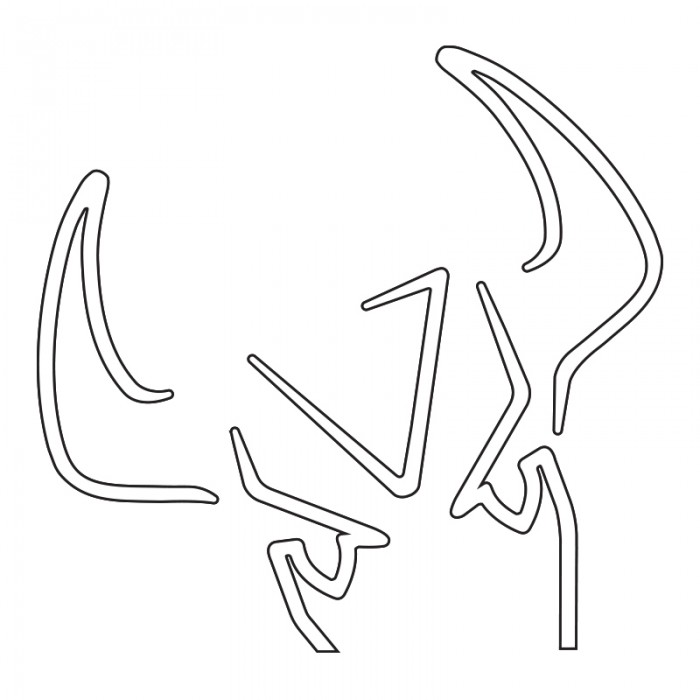 MAXI BULL TRANSFER WHITE 150CM