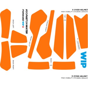 SAFETY STICKERS X-OVER HELMET